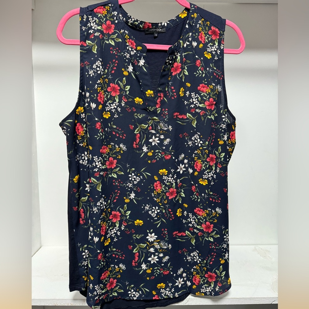 PAPERMOON | Fayette Mixed Material Blouse | 1X